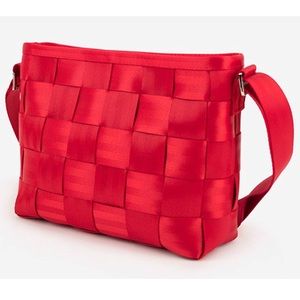 Harveys Red Seatbelt Purse never used